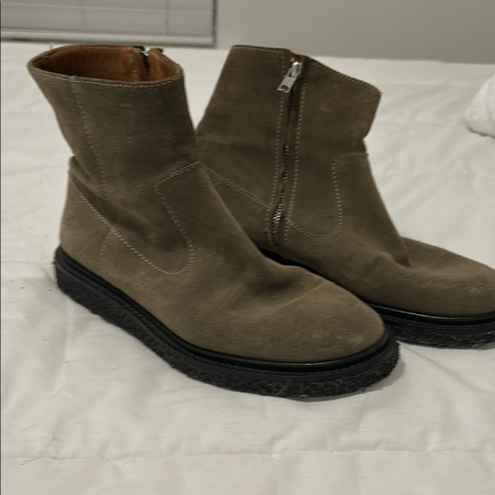 Isabel Marant Tan Ankle Boots